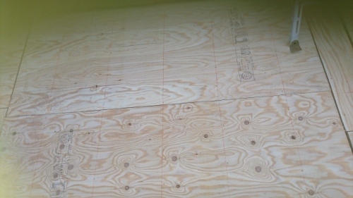 福山市にて雨漏りする瓦屋根の屋根葺き替え工事が始まりました構造用合板施工