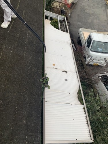 樋変形・波板破損