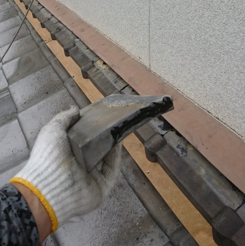 熨斗瓦積み直しコーキング