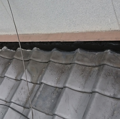 熨斗瓦積み直し掃除後