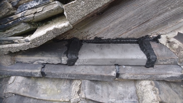 入母屋 瓦 修繕箇所