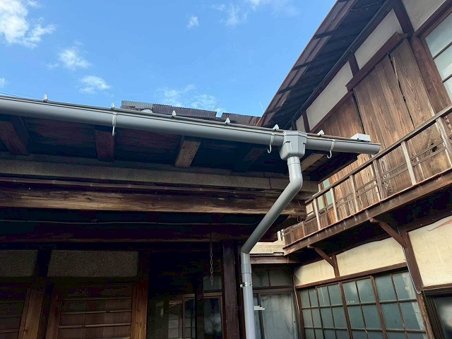 雨樋を含めた完成状況