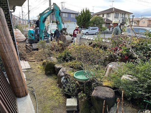 福山市にて住宅の解体工事
