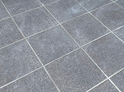 福山市玄関ポーチタイル工事後