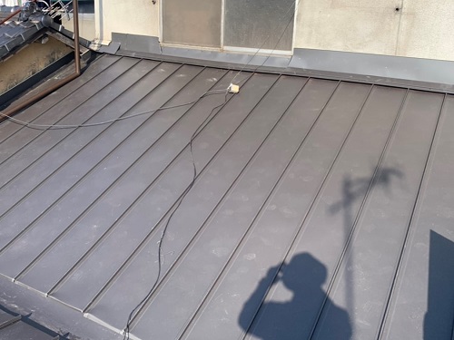 福山市屋根リフォーム工事嵌合式瓦棒ガルバリウム鋼板