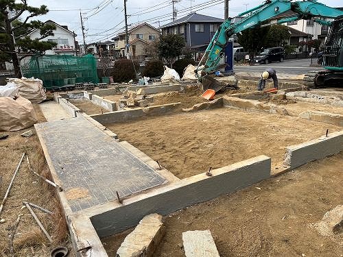 福山市にて住宅の解体工事の様子ｇ
