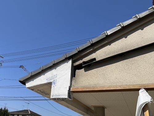 福山市にて一部解体した瓦屋根の増築工事
