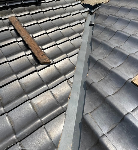 谷樋板金工事完了