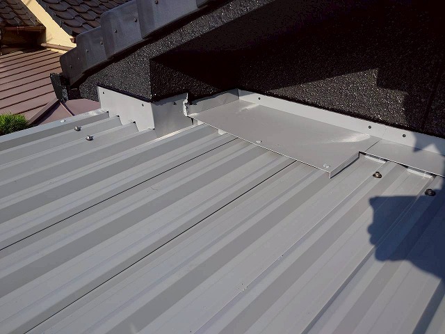 入隅部の板金納まり