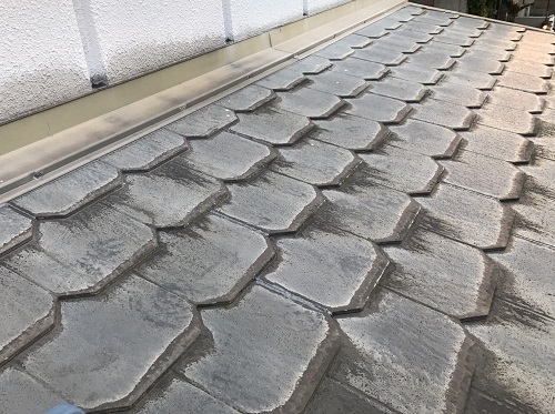 尾道市屋根リフォーム工事前