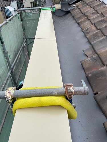 福山市笠木交換