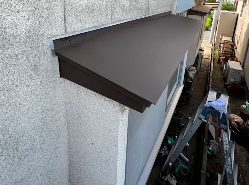 福山市庇工事板金