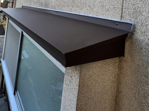 福山市庇屋根リフォーム工事完了後