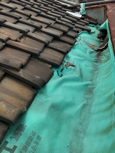 福山市谷板金工事前