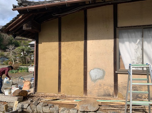 福山市外壁仕上げ重ね塗り