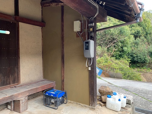 福山市納屋内側補修工事後