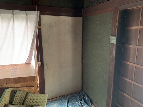 福山市納屋室内補修工事