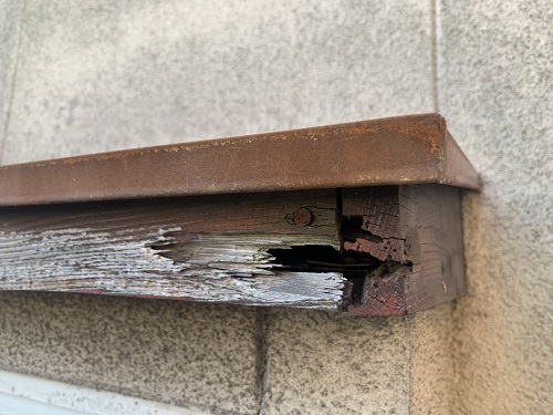 福山市庇調査破風劣化