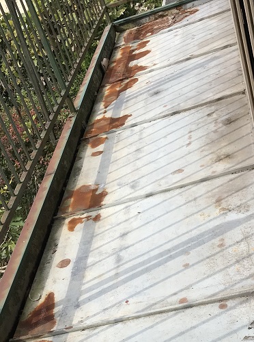 府中市ベランダ診断床面の傷み