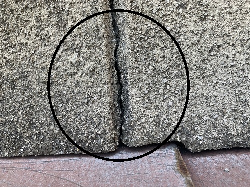 福山市外壁クラック