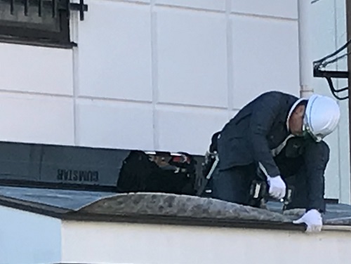 尾道市屋根葺き替え工事ルーフィング