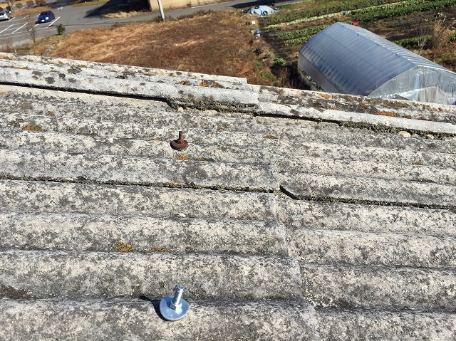 ビスを止めなおした施工後の風景