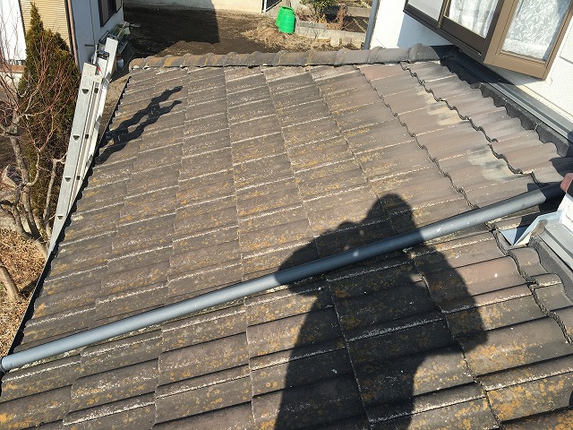 屋根の上を通る這樋