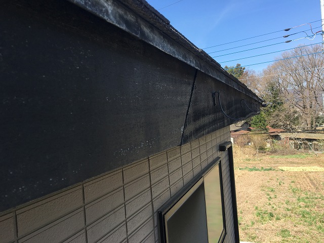 屋根の破風部分