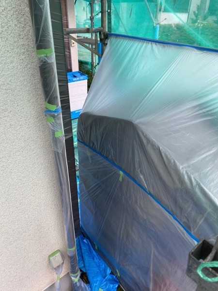 荷物の養生をしました