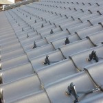 雪止めを千鳥に取り付けました