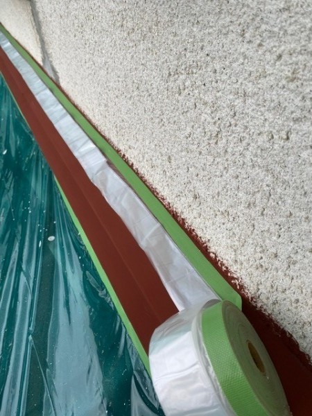 板金部の養生中です