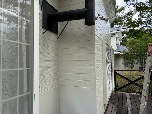 施工後のサイディングの状態です