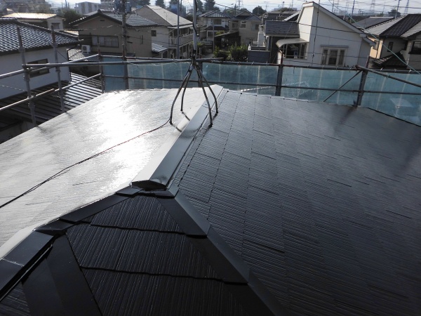 上塗り塗装完了です