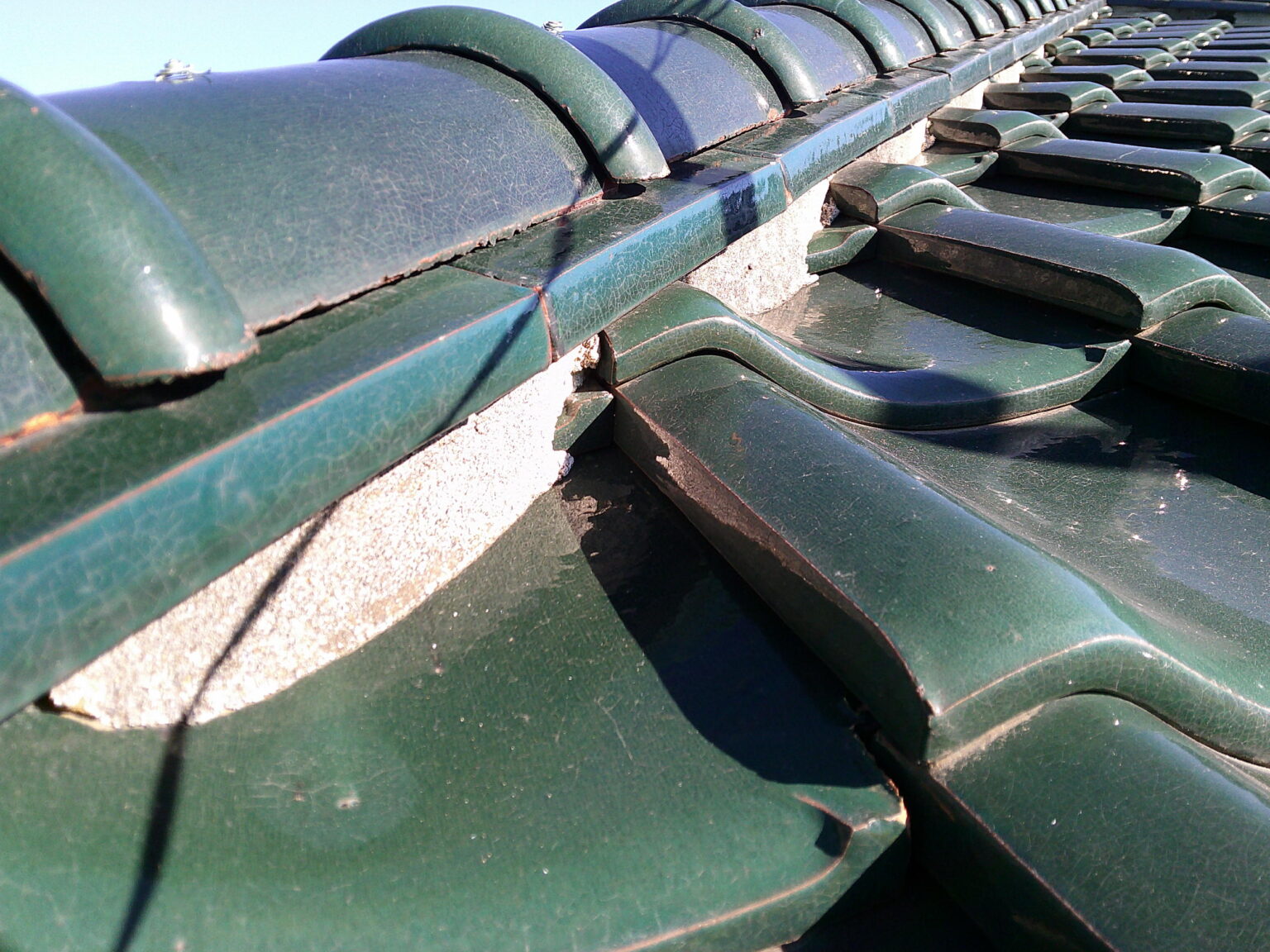 施工前の漆喰の状態です