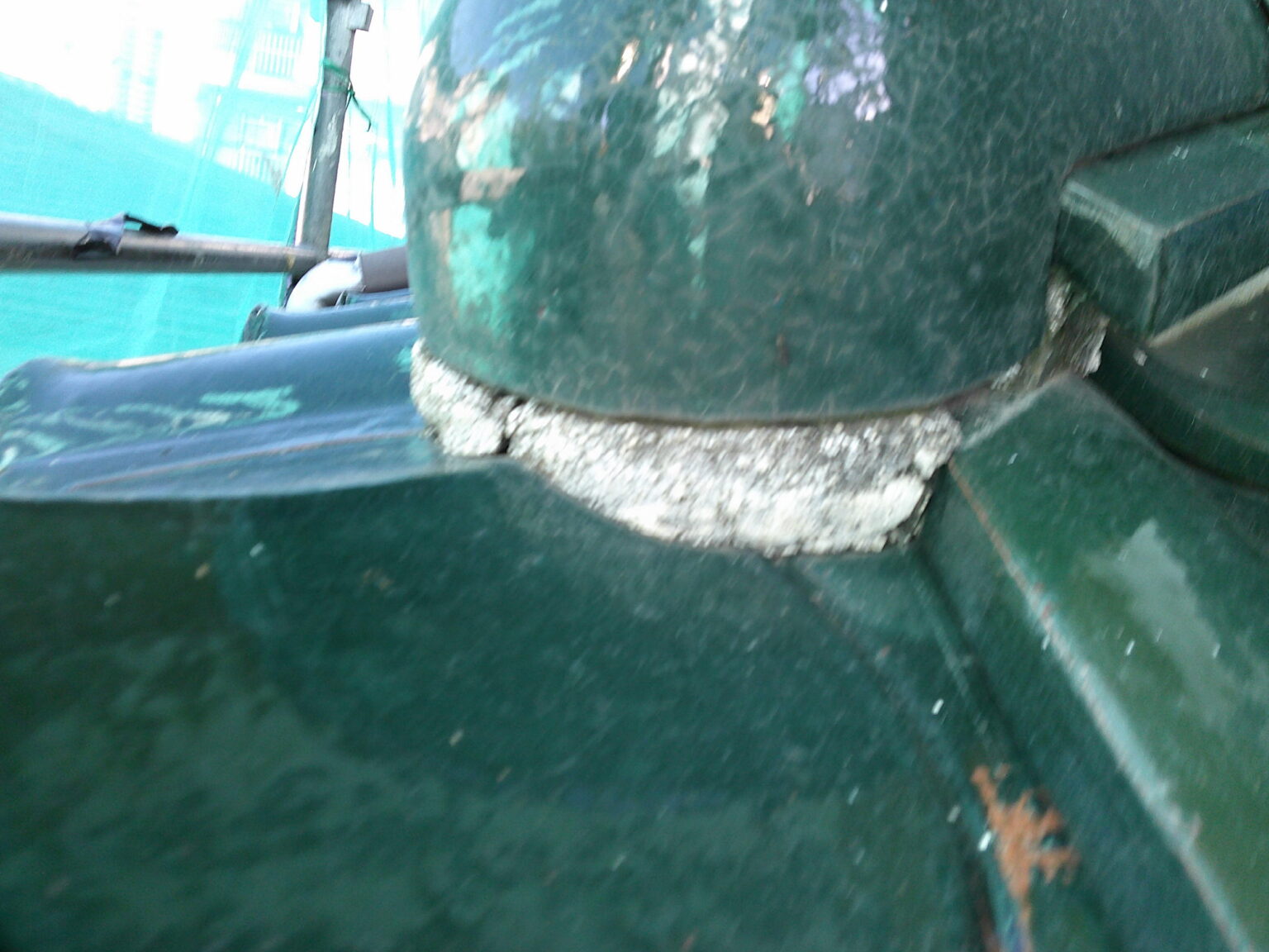 施工前の漆喰の状態です