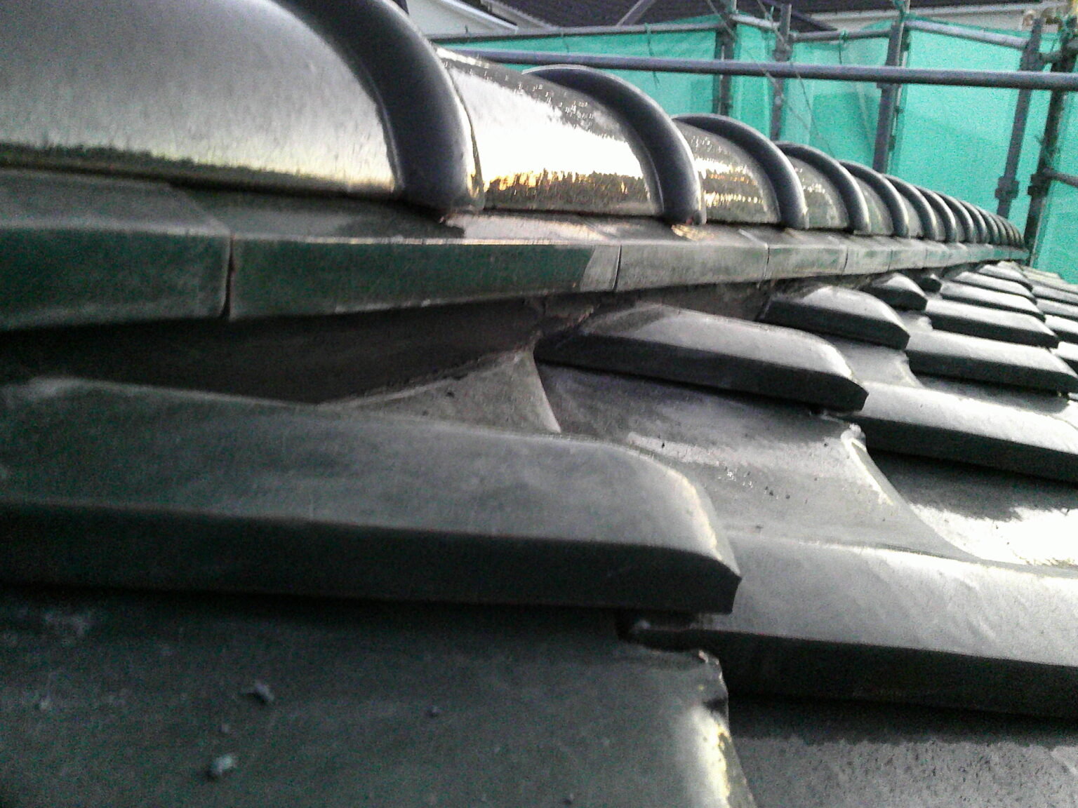 漆喰入れ仕上げ終了です