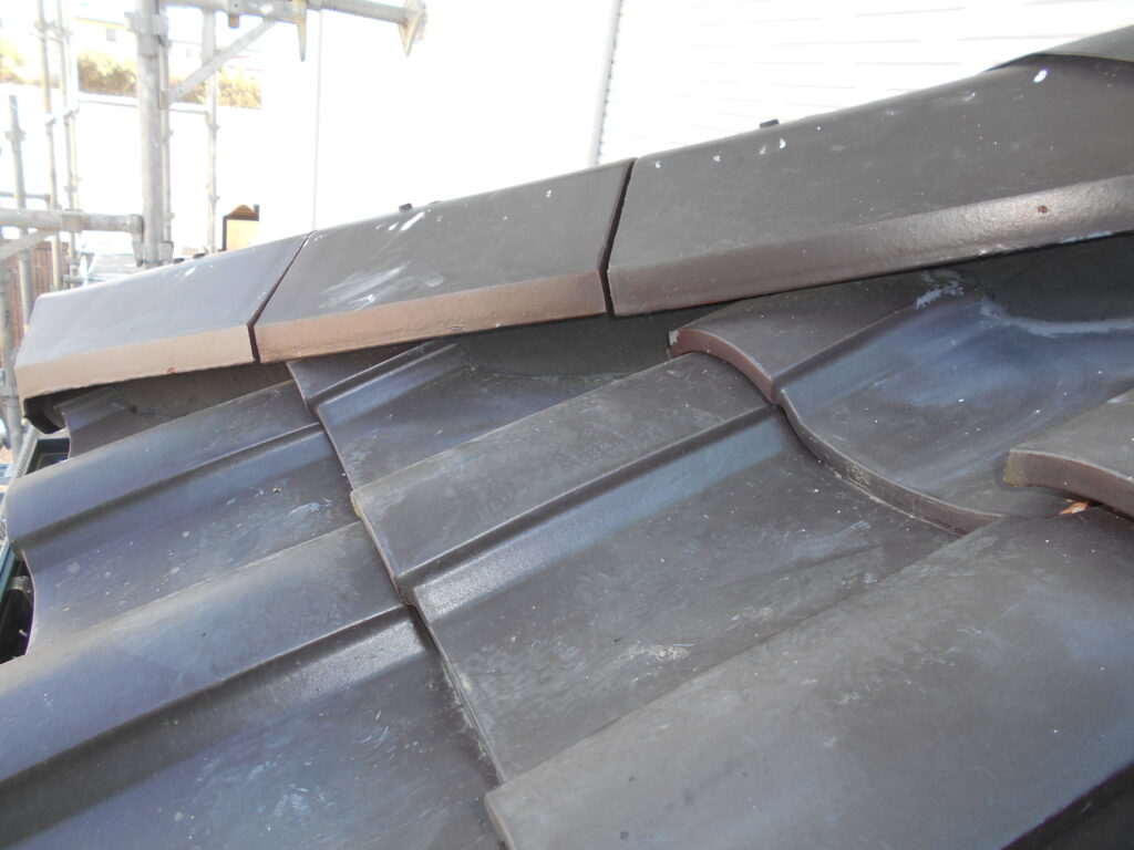 漆喰詰め増し終了