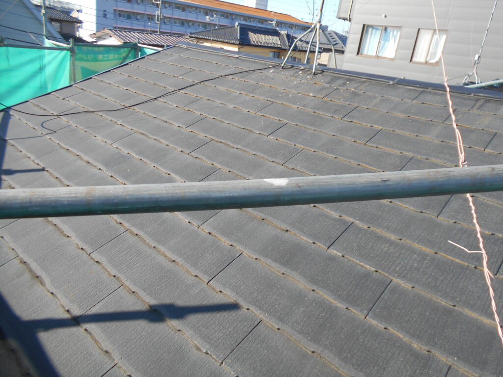 洗浄後の屋根の状態