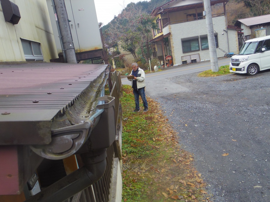 鹿沼市0様工場雨樋