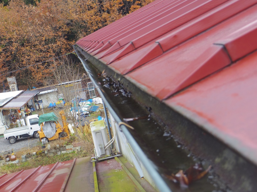 鹿沼市0様工場雨樋