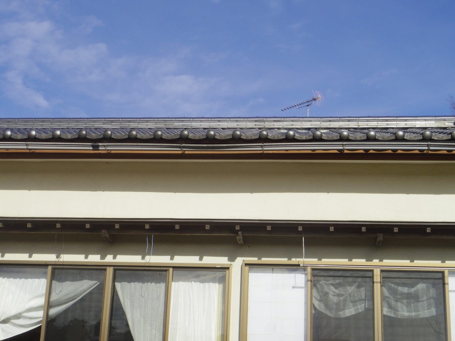 日光市Y様、南面軒樋