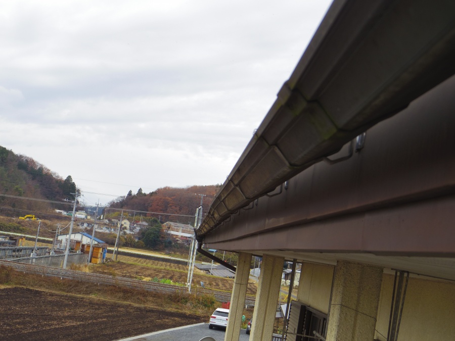 鹿沼市S様南面２階部分軒樋