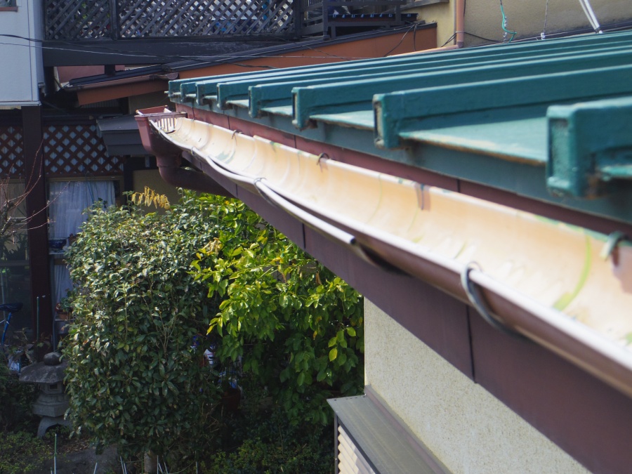 鹿沼市Ｋ様、南面下屋軒樋