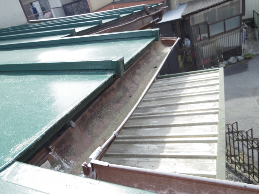 鹿沼市Ｋ様南面下屋軒樋