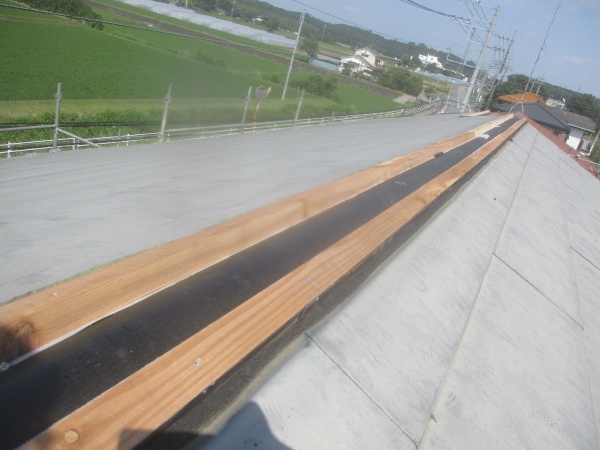 棟木の取り付け終了です