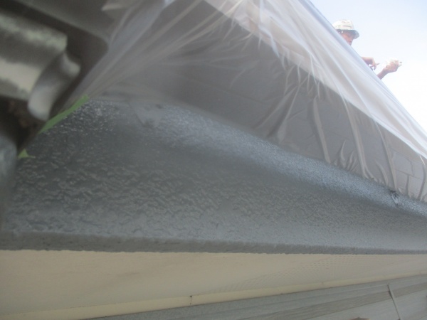 上塗り塗装終了です