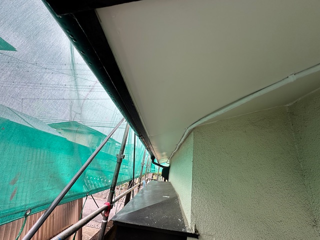 電線の取り付け終了です