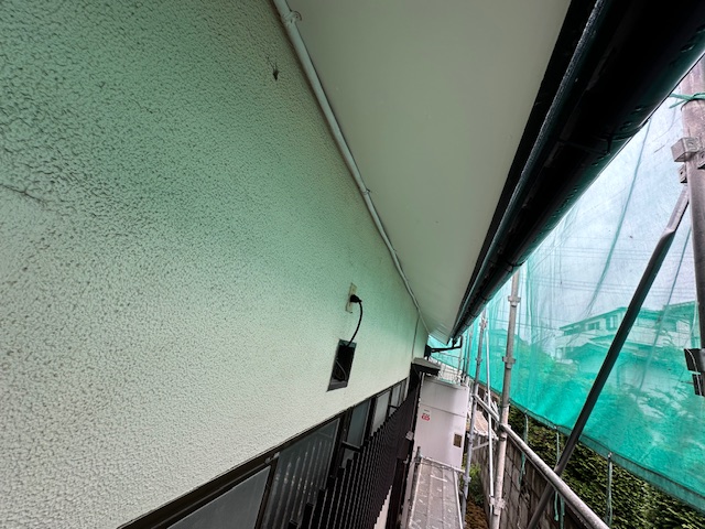 電線の取り付け終了です