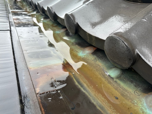 施工前の雨漏り箇所です