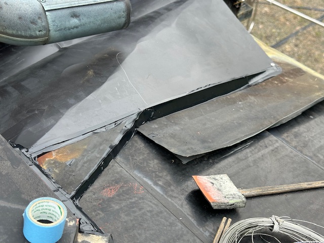 板金加工とシーリングが終了しました